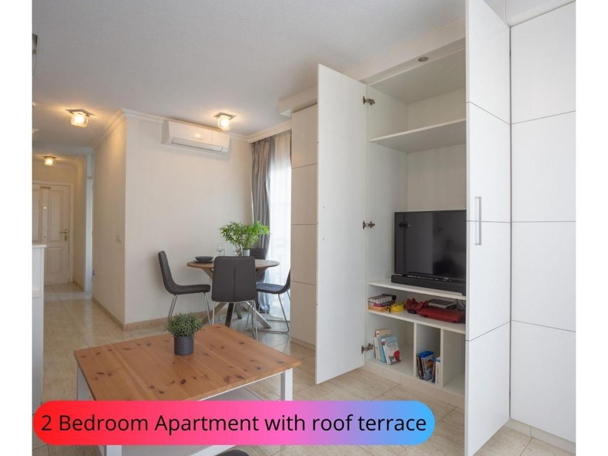 Desirable Rooftop Terrace , 2 Bedroom Apartment With Wifi In Costa Adeje 卡亚俄萨尔瓦赫 外观 照片