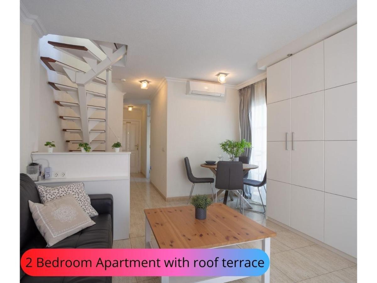 Desirable Rooftop Terrace , 2 Bedroom Apartment With Wifi In Costa Adeje 卡亚俄萨尔瓦赫 外观 照片