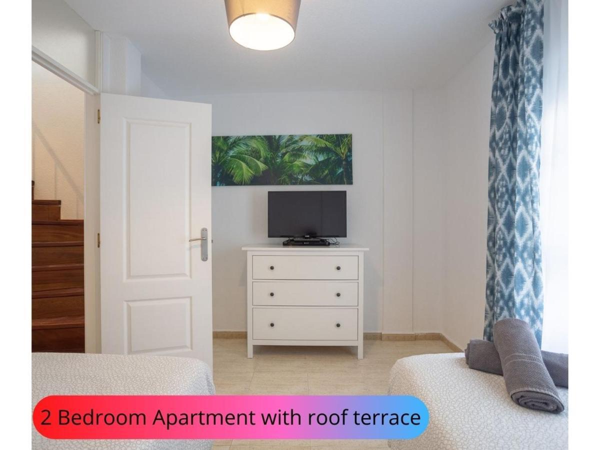 Desirable Rooftop Terrace , 2 Bedroom Apartment With Wifi In Costa Adeje 卡亚俄萨尔瓦赫 外观 照片