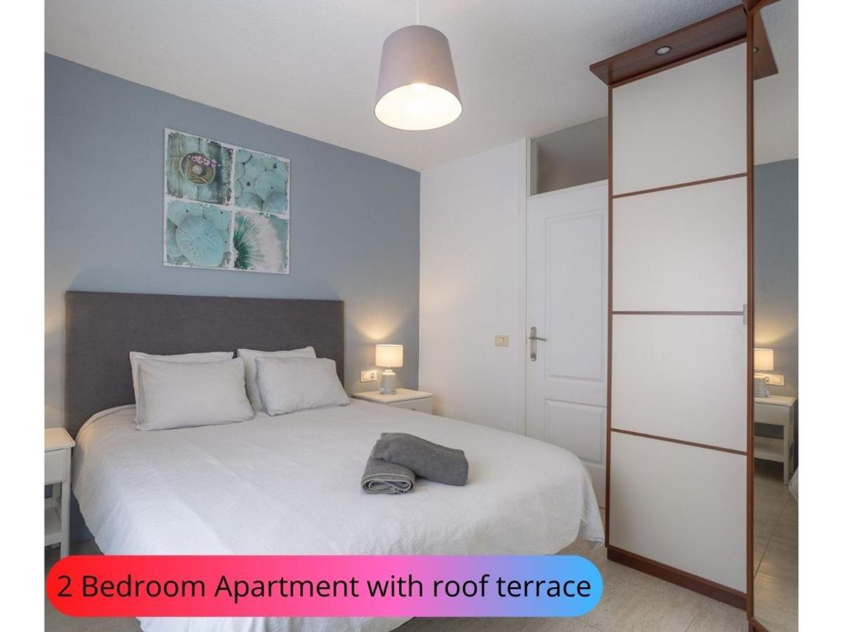 Desirable Rooftop Terrace , 2 Bedroom Apartment With Wifi In Costa Adeje 卡亚俄萨尔瓦赫 外观 照片